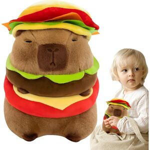 Unbranded Capybara Burger Stuffed Animal,Stuffed Animals Pillow Super Soft Cute Capybara,C Unbranded Capybara Burger Stuffed Animal,Stuffed Animals Pillow Super Soft Cute Capybara,C