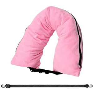 Unbranded (pink) Stuffable Travel Pillow Zipper Design Adjustable Size Travel Essentials M Unbranded (pink) Stuffable Travel Pillow Zipper Design Adjustable Size Travel Essentials M