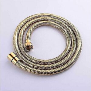 Unbranded 1.5m Gold Stainless Steel Flexible Anti-kink Shower Hose with Solid Brass Conne Unbranded 1.5m Gold Stainless Steel Flexible Anti-kink Shower Hose with Solid Brass Conne