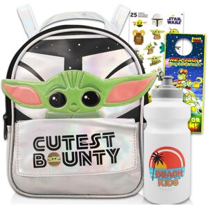 Star Wars Baby Yoda Backpack for Girls Kids - Bundle with 12"""" Baby Yoda Backpack Purse Star Wars Baby Yoda Backpack for Girls Kids - Bundle with 12"""" Baby Yoda Backpack Purse