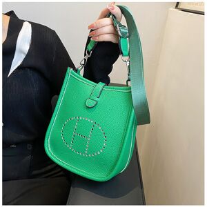 Unbranded (Green) Solid color simple letter small square bag crossbody bag Unbranded (Green) Solid color simple letter small square bag crossbody bag