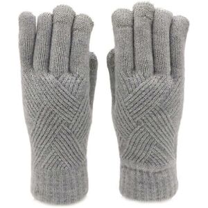 Unbranded (grey) Couple Winter Knitted Touch Screen Warm Split Finger Cycling Gloves (Yell Unbranded (grey) Couple Winter Knitted Touch Screen Warm Split Finger Cycling Gloves (Yell