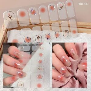 Unbranded (as the picture, PDD-189) 60 Styles Semi Cured Gel Nail Stickers with Fresh Flow Unbranded (as the picture, PDD-189) 60 Styles Semi Cured Gel Nail Stickers with Fresh Flow