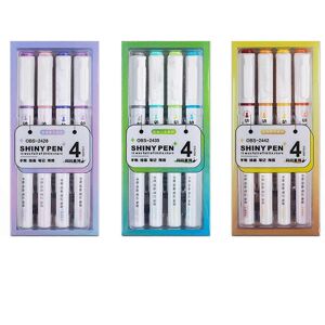 Unbranded (12PCS) 4/12pcs Shining Glitter Highlighter Set Multi-functional Colorfast Pens Unbranded (12PCS) 4/12pcs Shining Glitter Highlighter Set Multi-functional Colorfast Pens