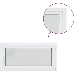 vidaXL Basement Window "RISOR" 120x60 cm Tilt&Turn DIN Right White vidaXL Basement Window "RISOR" 120x60 cm Tilt&Turn DIN Right White
