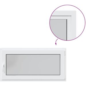 vidaXL Basement Window "RISOR" 120x60 cm Tilt&Turn DIN Right White vidaXL Basement Window "RISOR" 120x60 cm Tilt&Turn DIN Right White