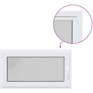 vidaXL Basement Window "RISOR" 110x60 cm Tilt&Turn DIN Left White vidaXL Basement Window "RISOR" 110x60 cm Tilt&Turn DIN Left White