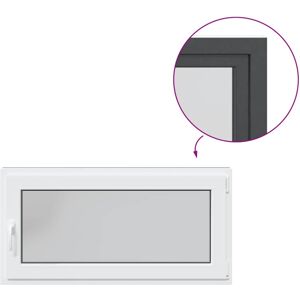 vidaXL Basement Window "RISOR" 120x60 cm Tilt&Turn DIN Right Anthracite vidaXL Basement Window "RISOR" 120x60 cm Tilt&Turn DIN Right Anthracite