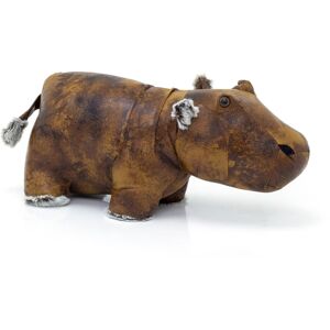 Carousel Home Henrietta Hippo Doorstop Faux Leather Weighted Hippopotamus Animal Door Stop 2kg Carousel Home Henrietta Hippo Doorstop Faux Leather Weighted Hippopotamus Animal Door Stop 2kg