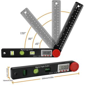 Unbranded Digital Angle Finder Protractor 7 Inch Steel Measuring Ruler with LCD Display Unbranded Digital Angle Finder Protractor 7 Inch Steel Measuring Ruler with LCD Display