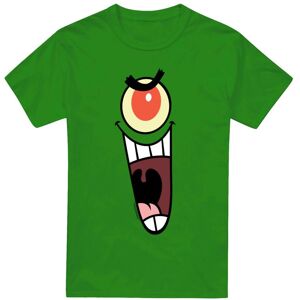 (XXL, Kelly Green) SpongeBob SquarePants Mens Sinister Plankton Face T-Shirt (XXL, Kelly Green) SpongeBob SquarePants Mens Sinister Plankton Face T-Shirt