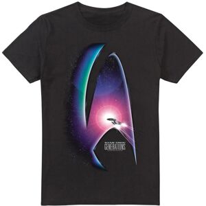 (XXL, Black) Star Trek Mens Generations T-Shirt (XXL, Black) Star Trek Mens Generations T-Shirt