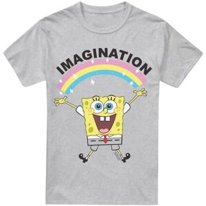 (XL, Sport Heather) SpongeBob SquarePants Mens Simple Imagination T-Shirt (XL, Sport Heather) SpongeBob SquarePants Mens Simple Imagination T-Shirt