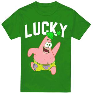 (S, Kelly Green) SpongeBob SquarePants Mens Lucky Patrick Star St Patricks Day T (S, Kelly Green) SpongeBob SquarePants Mens Lucky Patrick Star St Patricks Day T