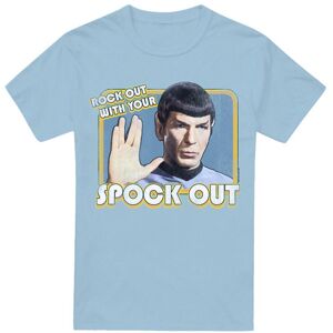 (M, Light Blue) Star Trek Mens Spock Out T-Shirt (M, Light Blue) Star Trek Mens Spock Out T-Shirt