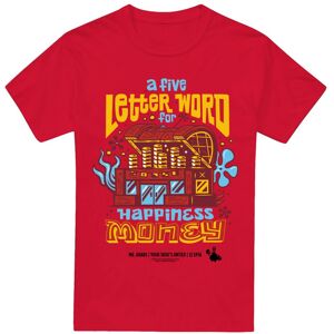 (M, Red) SpongeBob SquarePants Mens Money Mr Krabs T-Shirt (M, Red) SpongeBob SquarePants Mens Money Mr Krabs T-Shirt