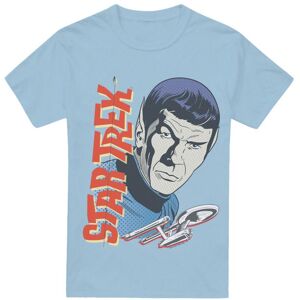 (M, Light Blue) Star Trek Mens Spock Vintage T-Shirt (M, Light Blue) Star Trek Mens Spock Vintage T-Shirt