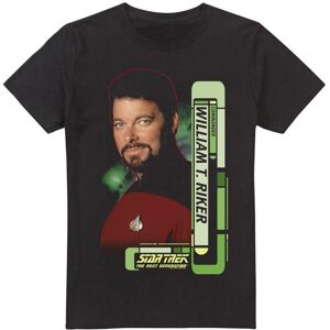 (L, Black) Star Trek Mens Riker T-Shirt (L, Black) Star Trek Mens Riker T-Shirt