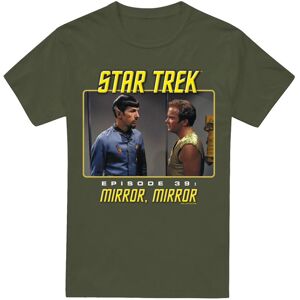 (XXL, Military Green) Star Trek Mens Mirror Mirror T-Shirt (XXL, Military Green) Star Trek Mens Mirror Mirror T-Shirt