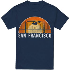 (S, Navy) Star Trek Mens San Francisco Trek T-Shirt (S, Navy) Star Trek Mens San Francisco Trek T-Shirt