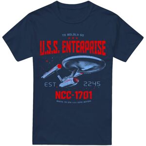 (S, Navy) Star Trek Mens Stardate 2245 T-Shirt (S, Navy) Star Trek Mens Stardate 2245 T-Shirt