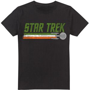 (S, Black) Star Trek Mens Irish Enterprise T-Shirt (S, Black) Star Trek Mens Irish Enterprise T-Shirt