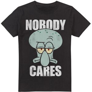 (XXL, Black) SpongeBob SquarePants Mens Nobody Cares Meme T-Shirt (XXL, Black) SpongeBob SquarePants Mens Nobody Cares Meme T-Shirt