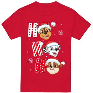 (4XL, Red) Paw Patrol Mens Santa Hat Christmas T-Shirt (4XL, Red) Paw Patrol Mens Santa Hat Christmas T-Shirt