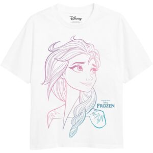 Disney (3-4 Years, White) Frozen Girls Elsa Gradient Sketch T-Shirt Disney (3-4 Years, White) Frozen Girls Elsa Gradient Sketch T-Shirt