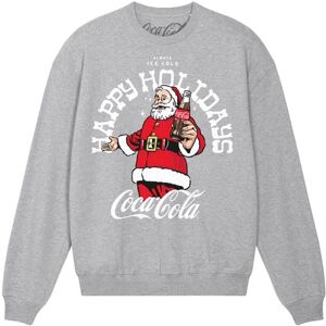Coca Cola (XL, Heather Grey) Coca-Cola Unisex Adult Happy Holidays Sweatshirt Coca Cola (XL, Heather Grey) Coca-Cola Unisex Adult Happy Holidays Sweatshirt