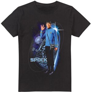 (L, Black) Star Trek Mens Galactic Spock T-Shirt (L, Black) Star Trek Mens Galactic Spock T-Shirt