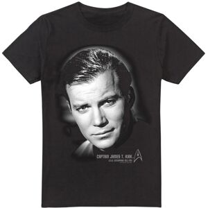 (M, Black) Star Trek Mens Captain Kirk Portrait T-Shirt (M, Black) Star Trek Mens Captain Kirk Portrait T-Shirt