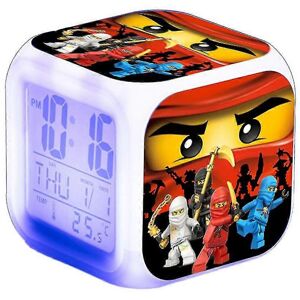 Unbranded (B) Ninjago Led Digital Alarm Clock 7 Colorful Night Light Bedroom Bedside Decor Unbranded (B) Ninjago Led Digital Alarm Clock 7 Colorful Night Light Bedroom Bedside Decor