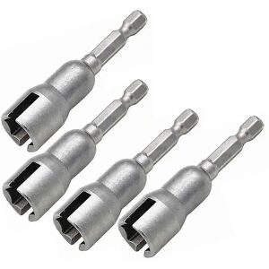 Unbranded (4pcs) Wingnut Driver Bit Practical Universal Nut Driver Kit For Panel Nuts/scre Unbranded (4pcs) Wingnut Driver Bit Practical Universal Nut Driver Kit For Panel Nuts/scre