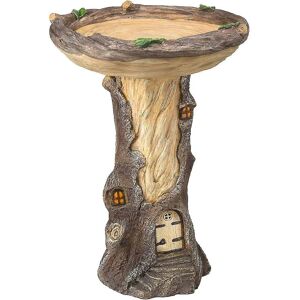 Unbranded 2024,Garden Bird Bath,Polyresin Big Tree Shape Bird Bath Brown Pedestal Handmade Unbranded 2024,Garden Bird Bath,Polyresin Big Tree Shape Bird Bath Brown Pedestal Handmade