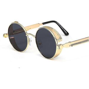 Unbranded (C7 gold frame, One size) Sunglasses Punk Sunglasses Round Frame Glasses Leg Rat Unbranded (C7 gold frame, One size) Sunglasses Punk Sunglasses Round Frame Glasses Leg Rat