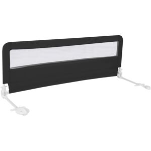 Costway Toddlers Bed Rail Guard 150CM Foldable Baby Bed Rail-Black Costway Toddlers Bed Rail Guard 150CM Foldable Baby Bed Rail-Black