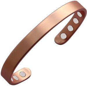Maxpower Copper Bracelet For Men And Women 99.9% Pure Copper Magnetic Bangle With 8pcs 35 Maxpower Copper Bracelet For Men And Women 99.9% Pure Copper Magnetic Bangle With 8pcs 35