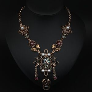 Maxpower (as the picture) Exaggerated Vintage Long Sweater Chain For Women Pendant Neckl Maxpower (as the picture) Exaggerated Vintage Long Sweater Chain For Women Pendant Neckl