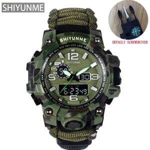Maxpower (green) Shiyunme Men Camouflage Military Sports Digital Watches Outdoor Multi-fu Maxpower (green) Shiyunme Men Camouflage Military Sports Digital Watches Outdoor Multi-fu