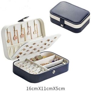 Maxpower (blue,white) Button Storage Zipper Jewelers Organizer Container Box Portable Jew Maxpower (blue,white) Button Storage Zipper Jewelers Organizer Container Box Portable Jew