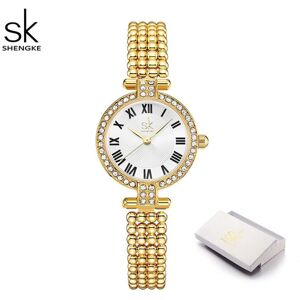 Maxpower (golden) Shengke Gold Watches For Womens Waterproof Slim Thin Small Wrist Analog Maxpower (golden) Shengke Gold Watches For Womens Waterproof Slim Thin Small Wrist Analog