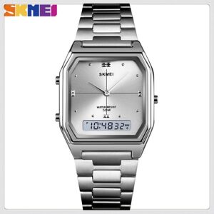 Maxpower (Silver) SKMEI Gold Women's Digital Watches Fashion Electronic Waterproof W Maxpower (Silver) SKMEI Gold Women's Digital Watches Fashion Electronic Waterproof W