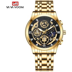 Maxpower (gold, NO Packaging) Va Va Voom Fashion Luminous Quartz Watches Men Business Wat Maxpower (gold, NO Packaging) Va Va Voom Fashion Luminous Quartz Watches Men Business Wat