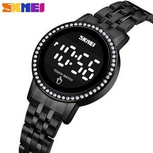 Maxpower (black) Skmei Women Digital Watch Touch Screen Elegant Stainless Steel Casual Wa Maxpower (black) Skmei Women Digital Watch Touch Screen Elegant Stainless Steel Casual Wa
