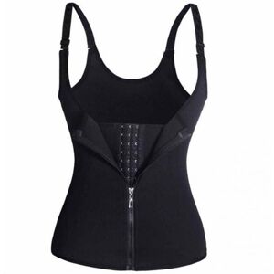 Maxpower (black, L) Adjustable Hook Waist Slimming Belt Corset Zipper Belt Cellulite Body Maxpower (black, L) Adjustable Hook Waist Slimming Belt Corset Zipper Belt Cellulite Body