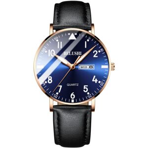 Maxpower (blue,rose gold) New Fashion Ultra-thin Mens Luxury Brand Casual Stainless Steel Maxpower (blue,rose gold) New Fashion Ultra-thin Mens Luxury Brand Casual Stainless Steel