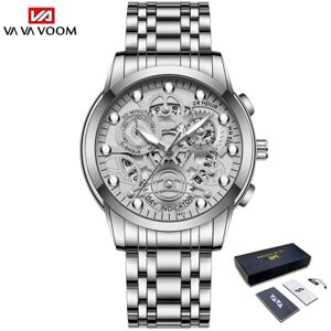 Maxpower (silver, With Packaging) Va Va Voom Luminous Quartz Watches Skeleton Fashion Wat Maxpower (silver, With Packaging) Va Va Voom Luminous Quartz Watches Skeleton Fashion Wat