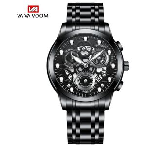 Maxpower (black, NO Packaging) Va Va Voom Gold Hollow Luminous Quartz Watches Skeleton Wa Maxpower (black, NO Packaging) Va Va Voom Gold Hollow Luminous Quartz Watches Skeleton Wa