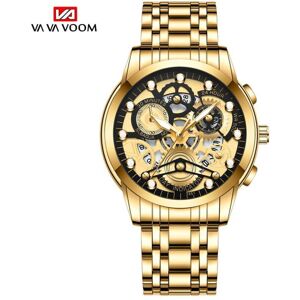 Maxpower (gold,black, NO Packaging) Va Va Voom Gold Hollow Luminous Quartz Watches Skelet Maxpower (gold,black, NO Packaging) Va Va Voom Gold Hollow Luminous Quartz Watches Skelet